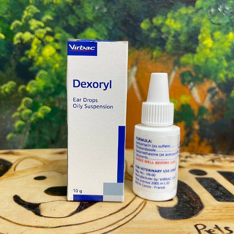 Dexoryl trị viêm tai chó mèo